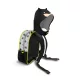 BATMAN GRAUER Kapuzenrucksack aus wasserdichtem Material - 26cm X 31cm X 11cm