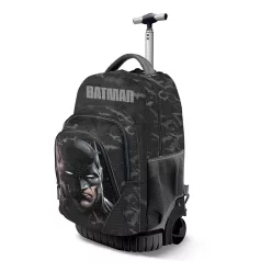   BATMAN GTS ROLLER-Schulranzen/Mini-Koffer - BLAU - 32 cm x 47 cm x 25 cm