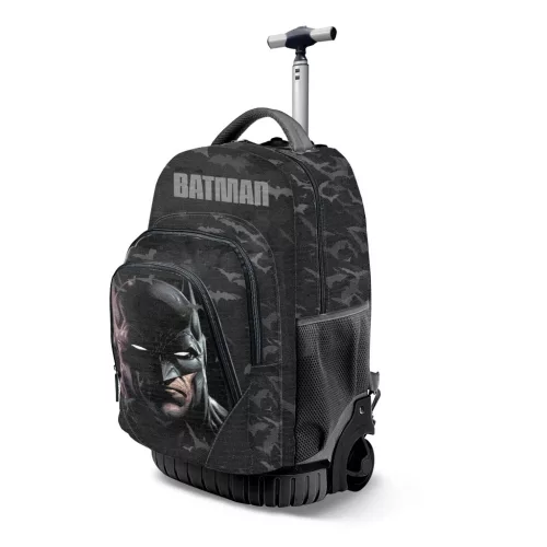 BATMAN GTS ROLLER-Schulranzen/Mini-Koffer - BLAU - 32 cm x 47 cm x 25 cm