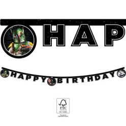 1 Stück Happy Birthday Schriftzug STAR WARS GALAXY