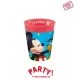 4 Stück wiederverwendbare Partybecher 250 ml MICKEY ROCK THE HOUSE