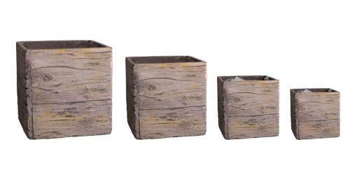 B.KÜBEL*4 WÜRFEL BRAUN 18*18