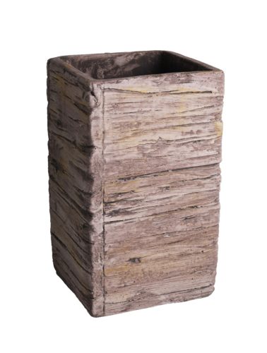 BLUMENKÜBEL KUBUS GRAU 12*15