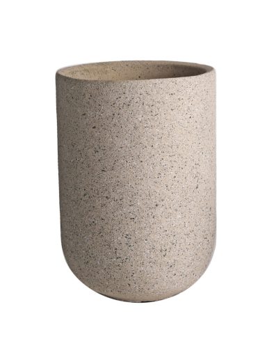 B.VASE GEBOGEN BLAU   14*20,5