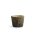 BLUMENKASTEN OVAL HOLZSTAMM GELB/GRÜN 21*14