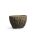 BLUMENKASTEN OVAL HOLZSTAMM GELB/GRÜN 25*17