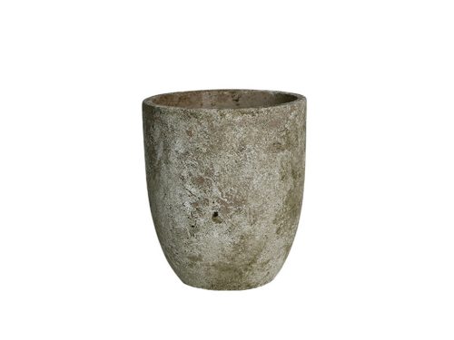 B.VASE GEFLECKT MOOSGRÜN14*16