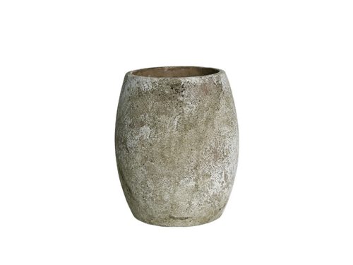 B.VASE HOCH MOOSGRÜN14*16,5