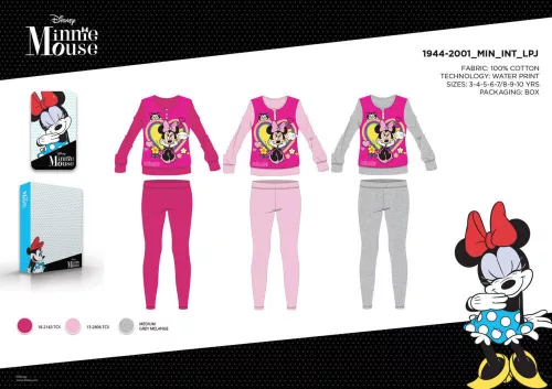 Disney Minnie Interlock Schlafanzug (8-10 Jahre)
