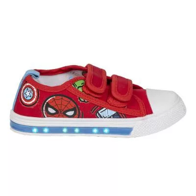 Spiderman Kinder Baumwoll-Sportschuhe mit leuchtender Sohle - 32