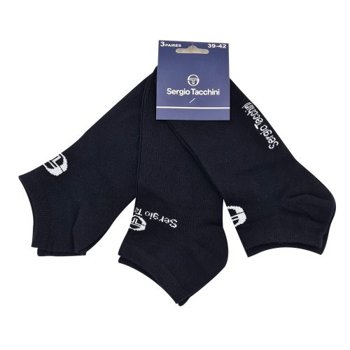 Sergio Tacchini Baumwoll-Socken - 3 Paar/Packung