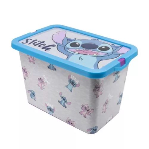 Stitch játéktároló doboz - 7L térfogattal