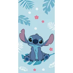 Disney Stitch Blaues 100% Baumwollstrandtuch - 70x140 cm