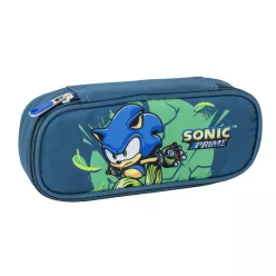 Sonic das Igel Federmäppchen mit Innenorganizer - 23 x 5 cm