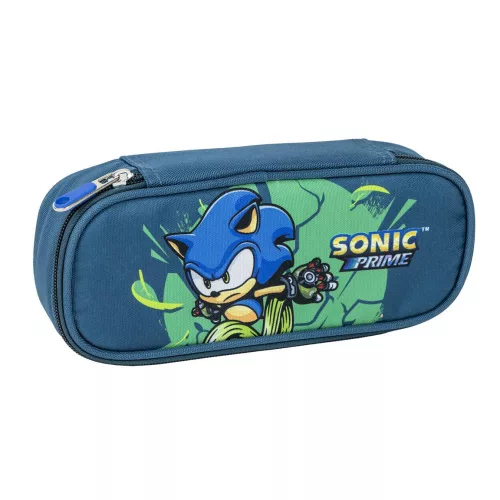 Sonic das Igel Federmäppchen mit Innenorganizer - 23 x 5 cm