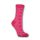Damensocken - Baumwoll-Sneakersocken - 39-42 - pink kariert - Evidence