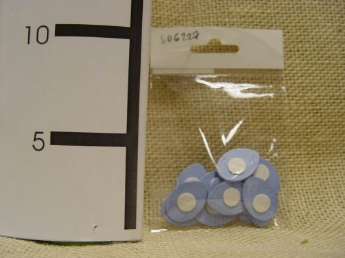 EIER*12 HAFTENDER BLAUER 3CM ST
