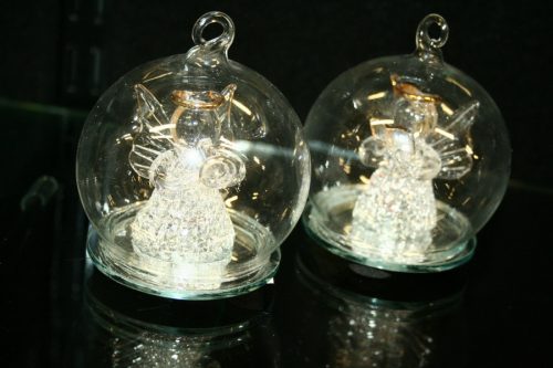 U.AK.LED.KUGEL/ENGEL 2S 7CM