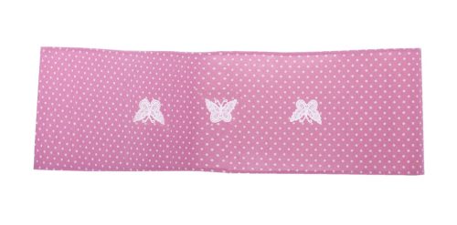 TISCHLÄUFER GEPUNKTET PINK 120