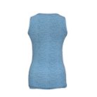 Damen-Zweiteiliges Baumwoll-Sportunterwäsche-Set - Sportslip-mit breiten Trägern-Top - dunkelblau - S