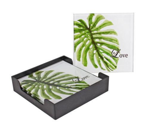 U.UNTERSETZER*4 PHILODENDRON10*10