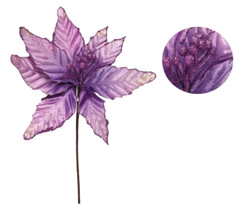 BAR.MIC.BLUME+GL.LILA 32CM