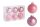 Ü.KD.GÖMB*6 ROSA F/M PVC 6