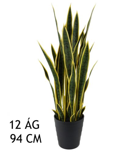 SCHWIEGERMUTTERS ZUNGE GRÜN/GELB 12ZWEIGE 94CM