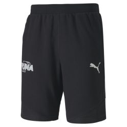 Puma Herren Baumwoll-Shorts - Schwarz - S