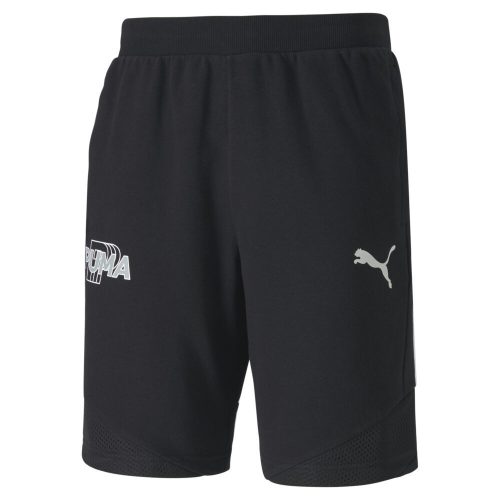 Puma Herren Baumwoll-Shorts - Schwarz - S