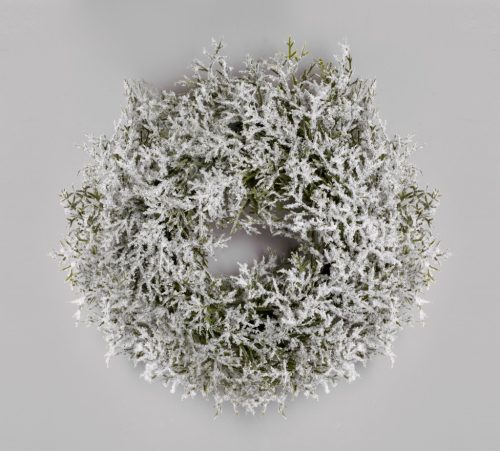 THUJAKRANZ SCHNEEIG      25CM
