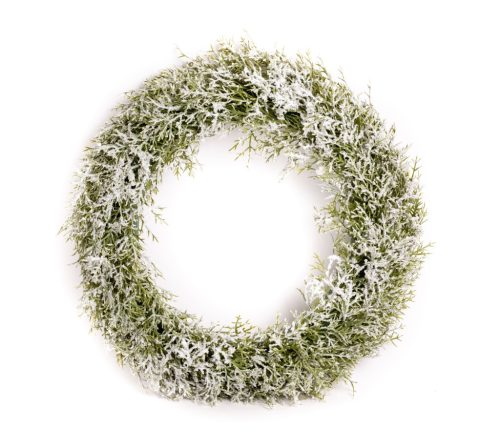 THUJAKRANZ SCHNEEIG      40CM