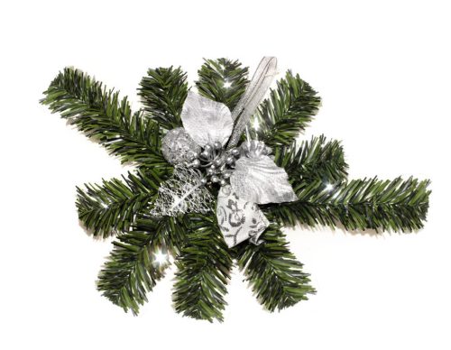 TISCHSET*3 BLAU-SILBER