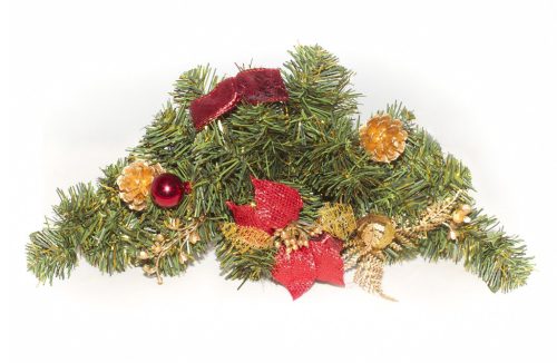 TISCHDEKORATION/ILEX SILBER 28