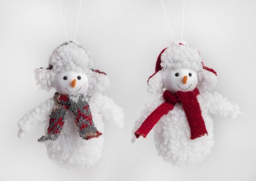 TEXT.AK.SCHNEEMANN MIT MÜTZE 2S10