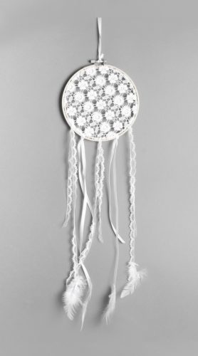 TRAUMFÄNGER CREME KLEINE BLUMEN 16
