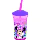 Szívószálas műanyag pohár BPA mentes - Minnie egér - 300ML