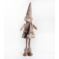 TEXT.MÄDCHEN STEHEND BRAUN24*15*58