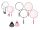 FEDERBALLSET BIG HAPPY  SET (P-F)
