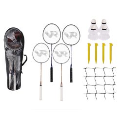 TENNISSET/4SCHLÄGER+2BALL+NETZ