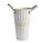 BADVASE WEISS BLUMEN+GAR 15*25