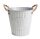 BADKORB WEISS BLUMEN+GAR 22*21