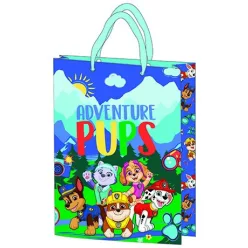   Geschenktüte 23x18x8,5 cm, laminierte Kunststoffoberfläche - Paw Patrol Blau
