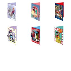   Geburtstagseinladung 3D 22,5x15,5 cm FSC 6 Muster 24 Stück/Packung (Frozen/Prinzessin/Avengers/Minnie/Mickey/Spiderman)