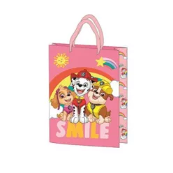 Geschenktüte 34x26x12 cm. 4er Pack FSC Paw Patrol Pink