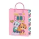 Geschenktüte 32x27x10 cm, laminierte Kunststoffoberfläche - Paw Patrol Blau
