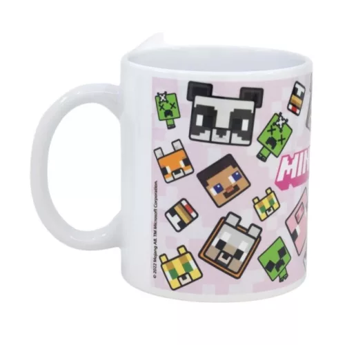Minecraft kerámia reggeliző bögre 325ML ajándék dobozban 