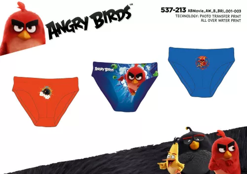 Angry Birds Jungenunterwäsche - 3-teilige Baumwollunterwäsche