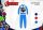 Winter Baumwoll-Interlock-Kinderpyjama - Avengers - mittelblau - 98