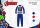 Winter Baumwoll-Interlock-Kinderpyjama - Avengers - dunkelblau - 98
